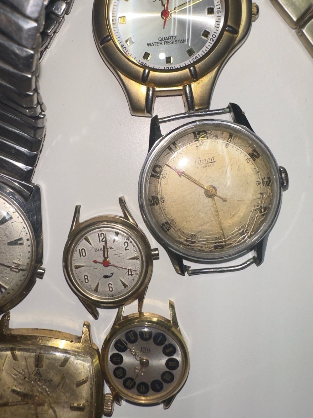 Vintage Mechanical Watch Lot Bulova, Hamilton, Restorer Repair Parts - Picture 13 of 13